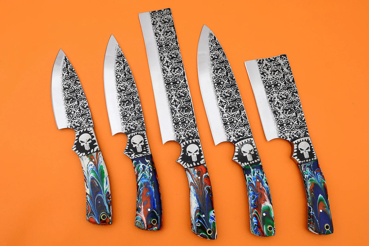 D2 STEEL Chef SET Handmade knives