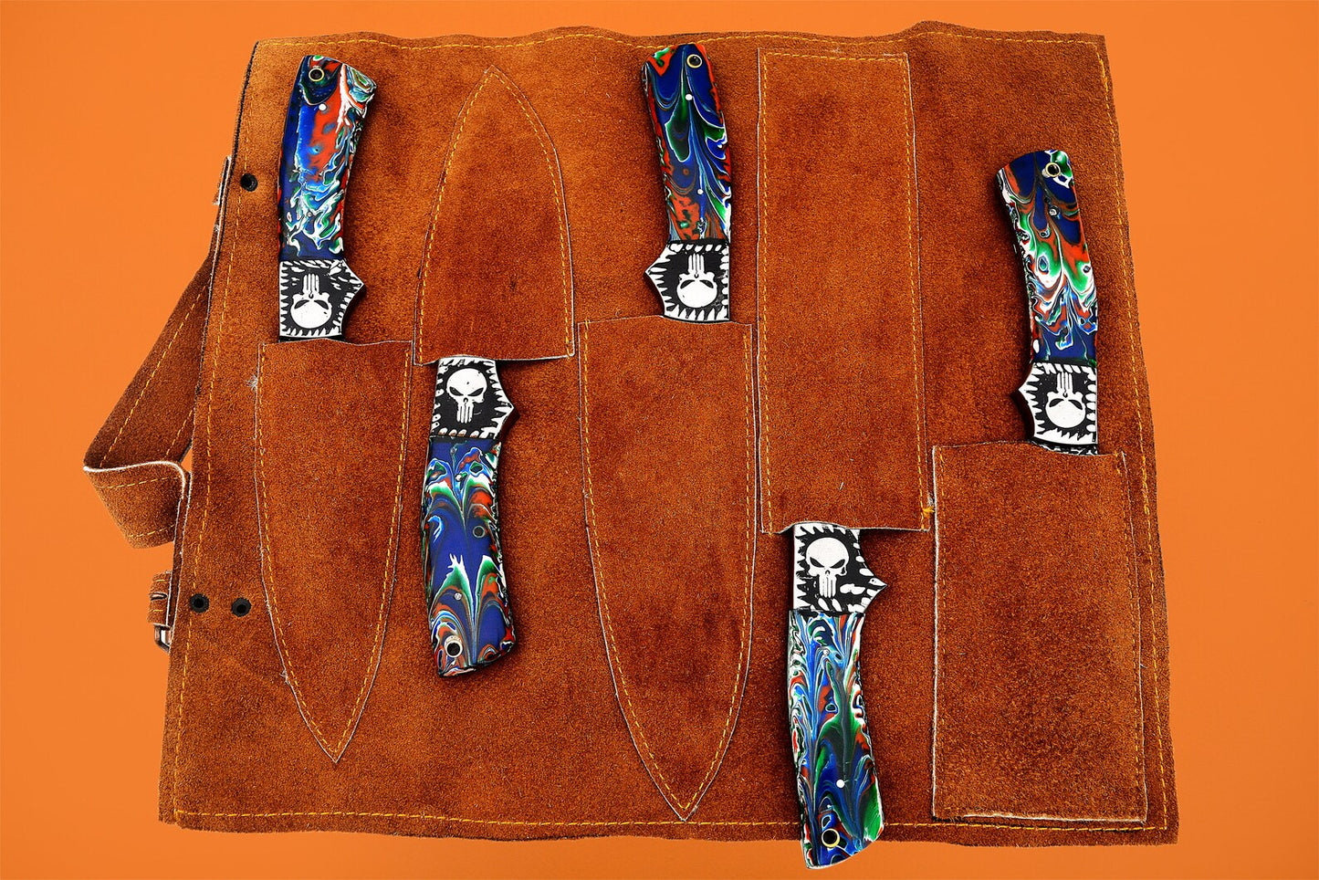 D2 STEEL Chef SET Handmade knives