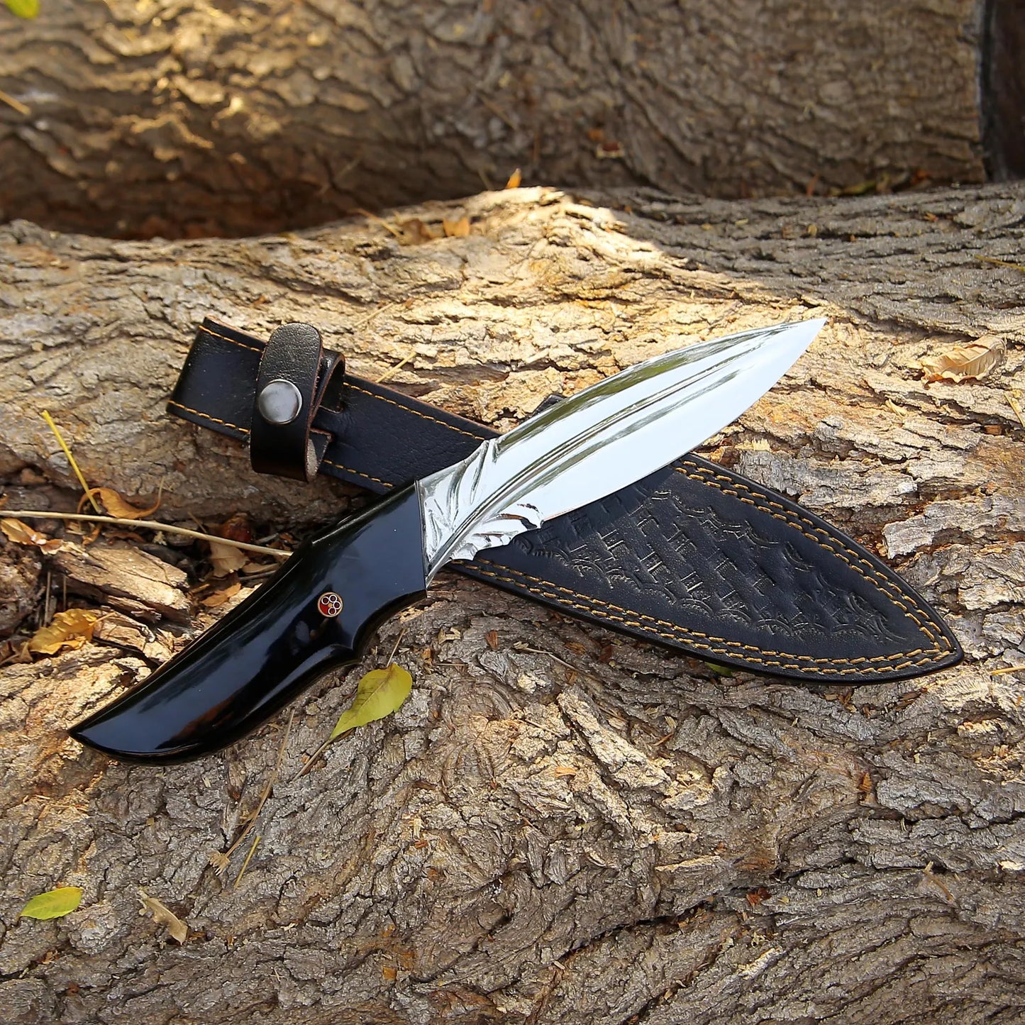 Handmade D2 steel Personalized Camping Fishing Knife