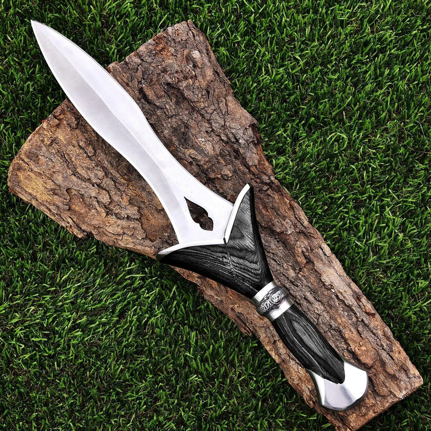 Handmade Dagger Knife Black Handle
