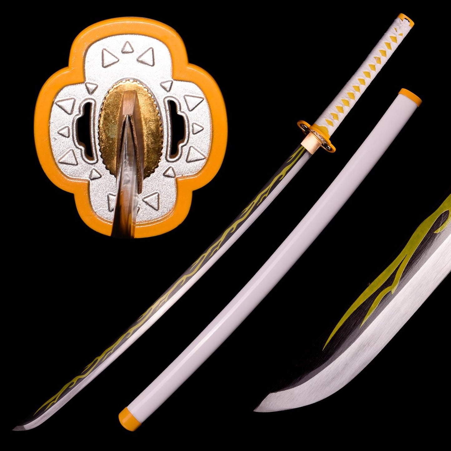 Agatsuma Zenitsu Katana Sword Demon Slayer Ninja Katana