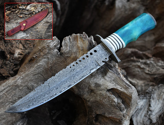 Custom Hunting Bowie Knife