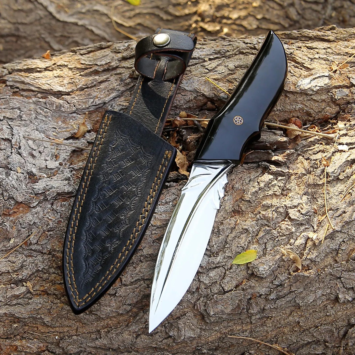 Handmade D2 steel Personalized Camping Fishing Knife